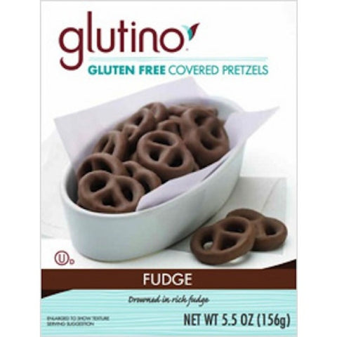 Pretzels Glutino cubiertos de chocolate